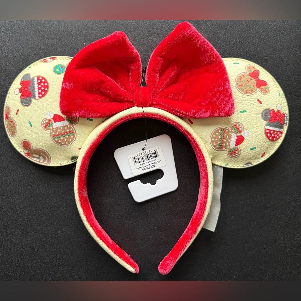 Loungefly Disney Mickey and Minnie Holiday Cookie Ears